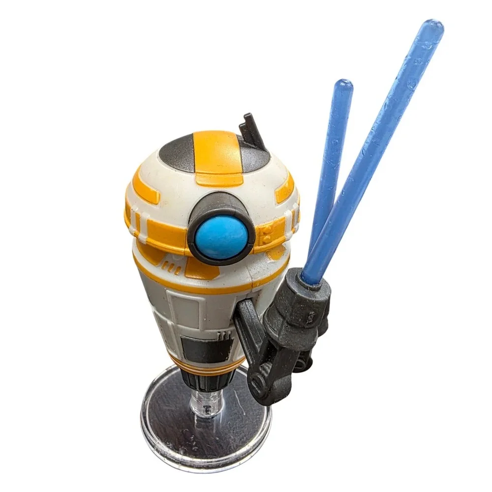 Star Wars Droid Depot Training Remote Droid Figure Orange White Blue 4 Inch
